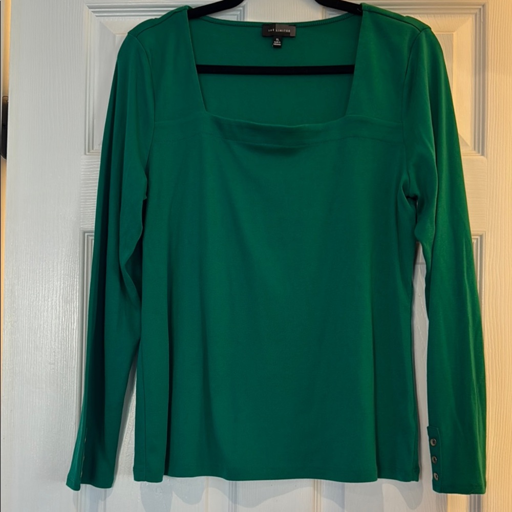 The Limited Emerald Long Sleeve Blouse